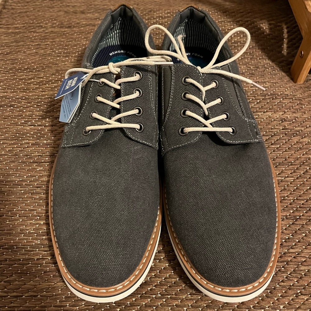 Nunn Bush Men’s Barklay Canvas Plain Toe Oxford Lace Up